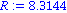 R := 8.3144